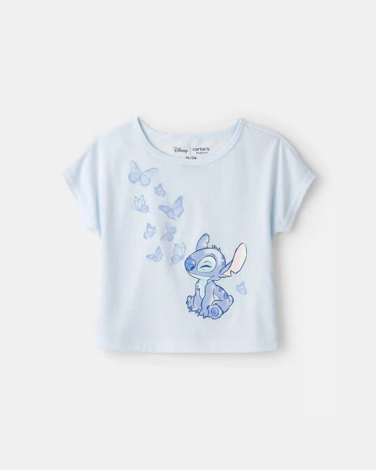 Toddler Girl 2-Piece Disney© Lilo & Stitch Short-Sleeve Pajama Set - Blue