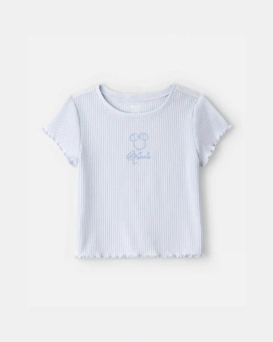 Toddler Girl 2-Piece Disney© Minnie Mouse Short-Sleeve Pajama Set - Blue
