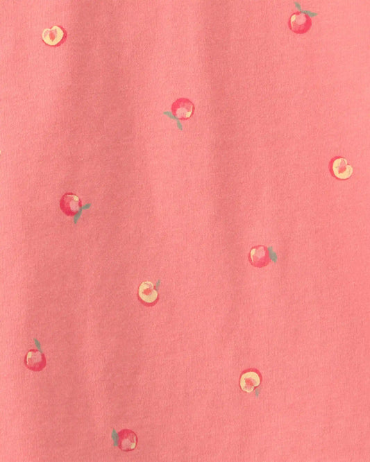 Toddler Girl Peaches Relaxed Top - Orange