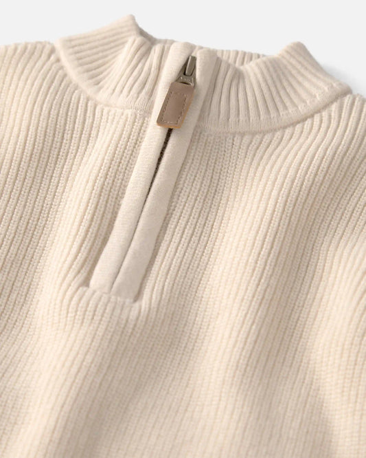 Toddler Boy Organic Cotton Quarter-Zip Pullover