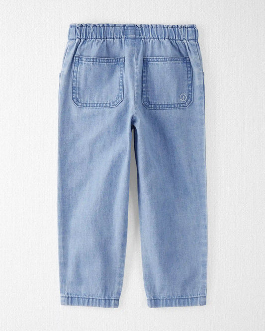 Toddler Boy Organic Cotton Chambray Pants