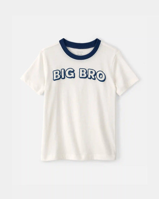 Toddler Boy 'Big Bro' Graphic Tee - Ivory