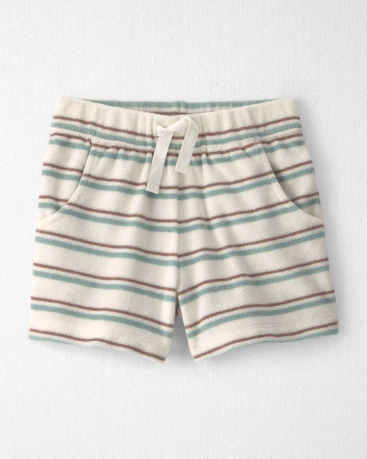 Toddler 2-Piece Terry Top & Short Set Made with Organic Cotton in Stripes