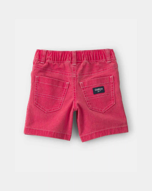 Toddler Boy Stretch Twill Shorts - Red