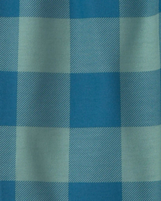 Toddler Boy Camp Short-Sleeve 2-Piece Pajama Set - Blue