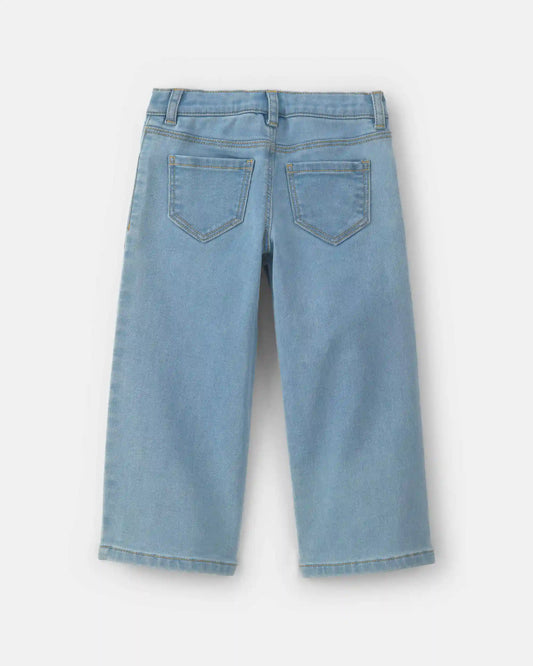 Toddler Girl Wide-Leg Jeans - Light Wash