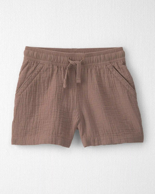 Toddler Boy 2-Piece Organic Cotton Gauze Top & Short Set