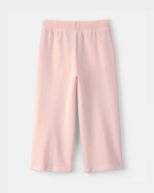 Toddler Girl French Terry Drawstring Pants - Pink
