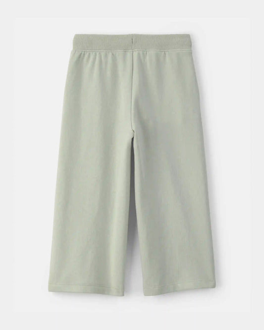 Toddler Girl French Terry Drawstring Pants - Green