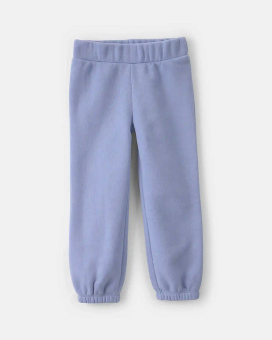 Toddler Girl 2-Piece Cheetah Fleece Long-Sleeve Top & Pant Set - Blue