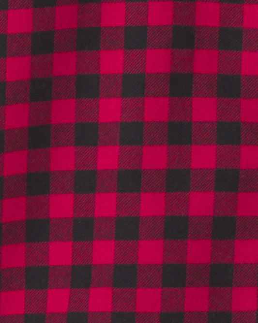 Toddler Boy Buffalo Check Long-Sleeve Shirt- Red/Black