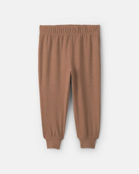Toddler Boy 2-Piece Long-Sleeve Top & Pant Set - Brown