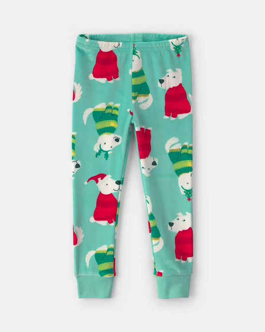 Toddler 2-Piece Christmas DreamPlush Snug Fit Pajama Set - Green