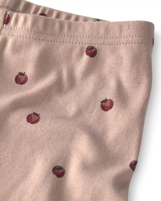 Toddler Girl 2-Piece Organic Cotton Pajamas in Apples