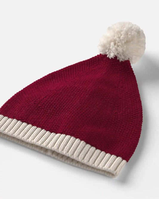 Toddler Organic Cotton Sweater Knit Santa Hat