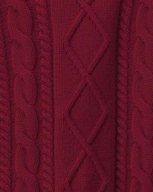 Toddler Organic Cotton Cable Knit Sweater
