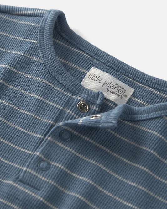 Toddler Boy 2-Pack Organic Cotton Waffle Knit Tops