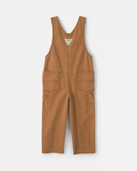 Toddler Overalls - Brown