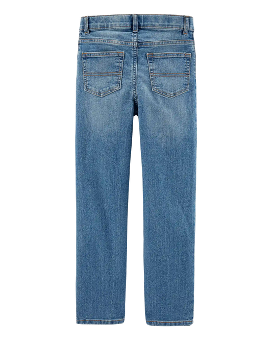 Kid Medium Wash Straight-Leg Jeans