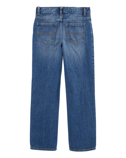 Boys Medium Wash BootCut Jeans