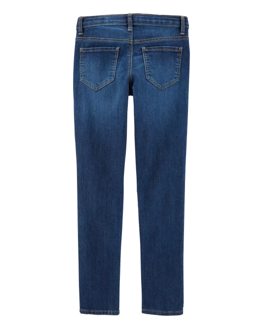 Kid Dark Wash Super Skinny-Leg Jeans
