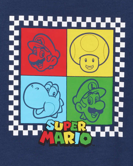 Boys Super Mario Bros™ Loose Fit 2-Piece Pajamas