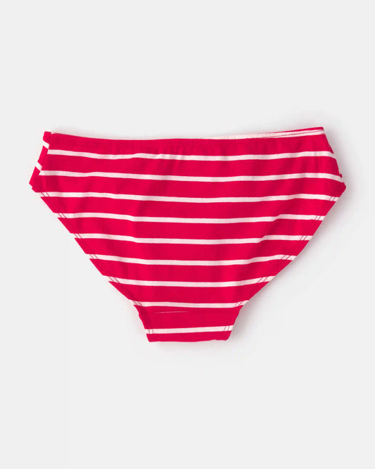 Girls 10-Pack Strawberry Print Bikini Underwear