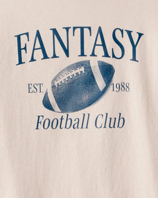 Boys Fantasy Football Long-Sleeve Graphic Tee - Tan