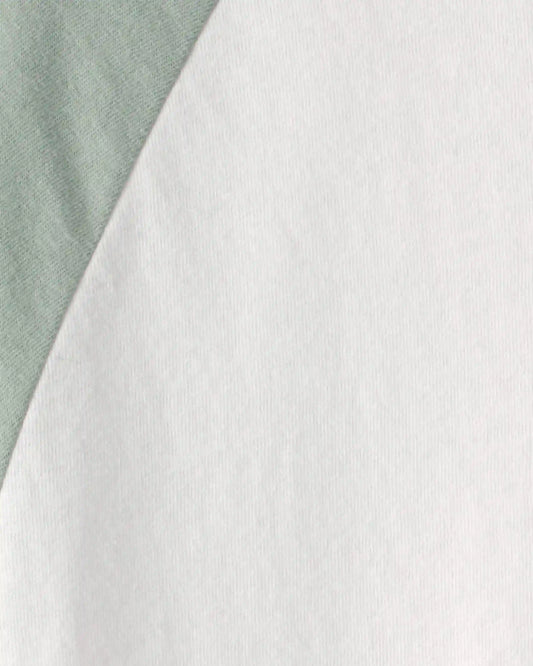 Kids Colorblock T-Shirt - Green/White