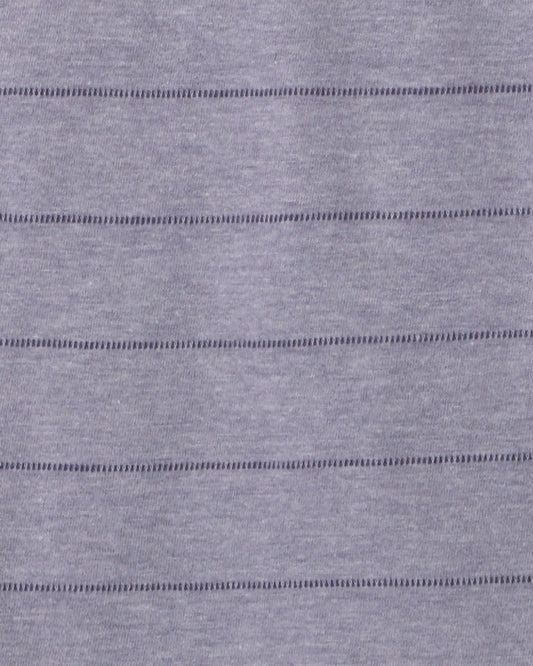 Boys Striped Henley T-Shirt - Dark Blue