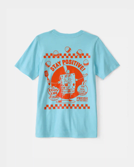 Boys Nickelodeon Spongebob Squarepants Graphic Tee - Blue