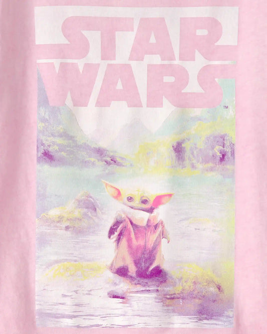 Girls Star Wars Graphic Tee - Pink