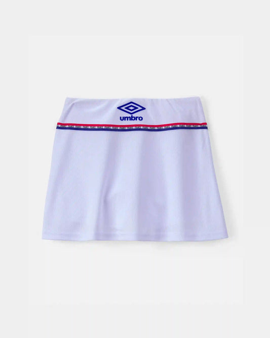 Girls Umbro France Active Skort - Blue/Red/White