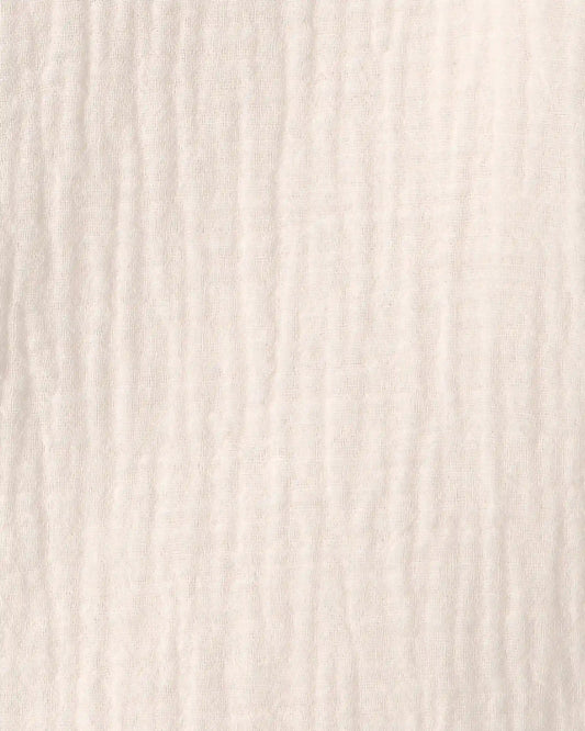 Girls Gauze Short-Sleeve Top - Cream