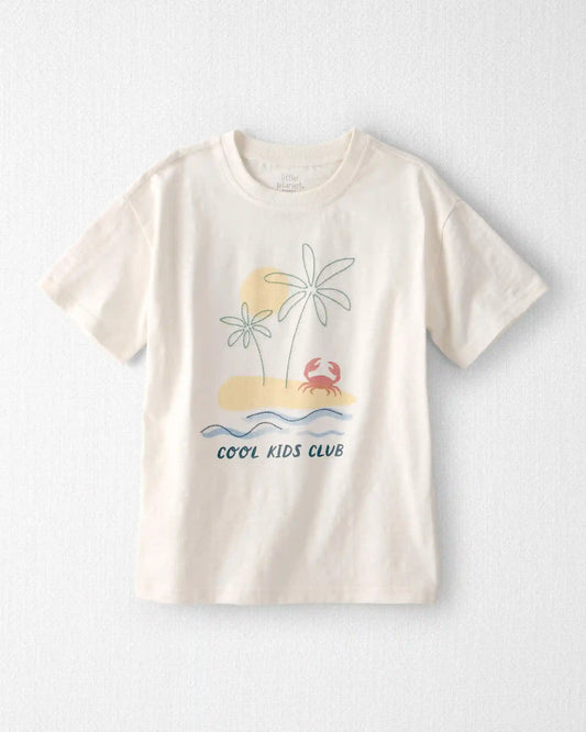Kids Organic Cotton 'Cool Kids Club' Tee