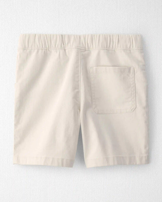 Boys Organic Cotton Twill Shorts
