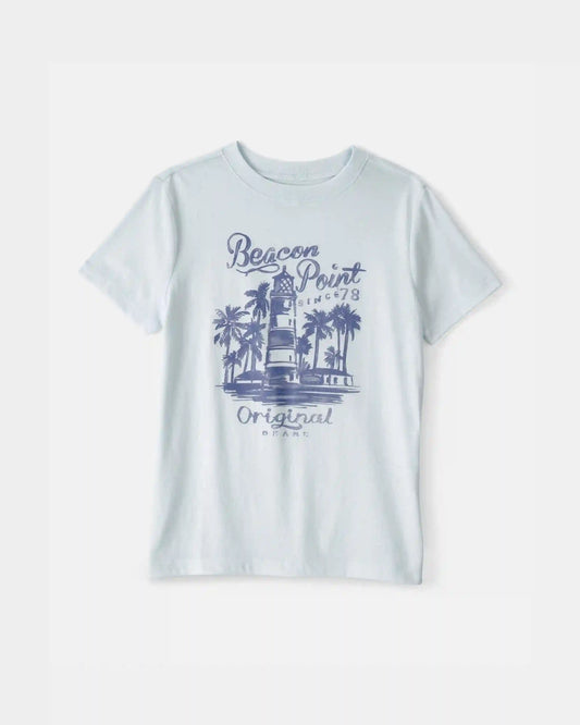 Kids Lighthouse Graphic Tee - Blue
