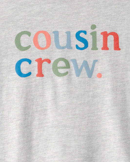 Kids 'Cousin Crew' Graphic Tee - Grey
