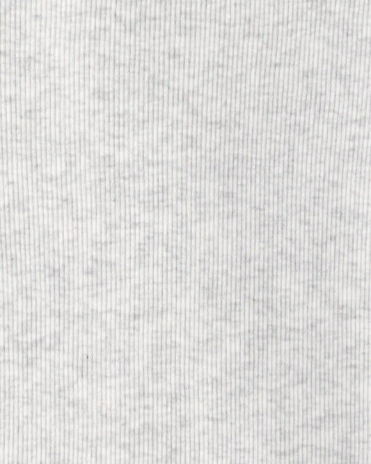 Girls Rib Top - Grey