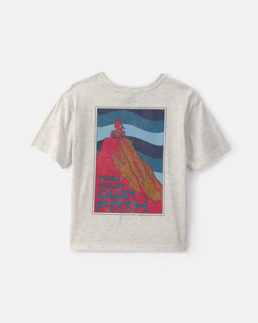 Boys 'Untamed Terrain' Graphic Tee - Grey