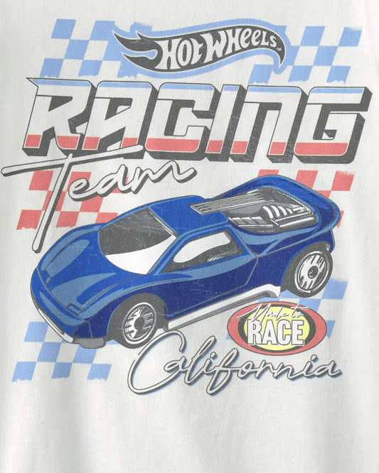 Boys Hot Wheels™ Graphic Tee - White