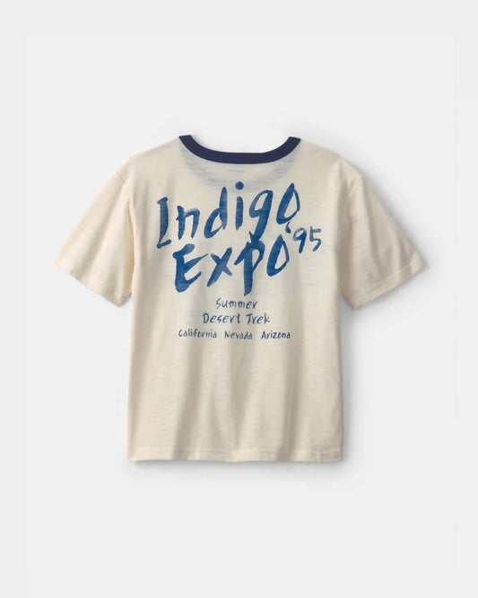 Boys 'Off-Road' Car Graphic Tee - Cream