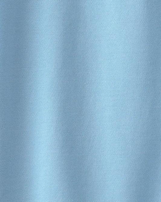 Boys Uniform Piqué Polo Shirt - Light Blue
