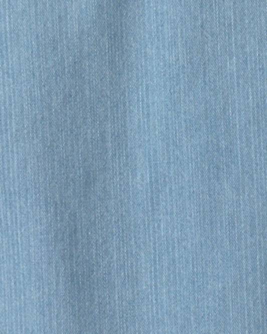 Girls Denim Chambray Tank Top - Light Wash