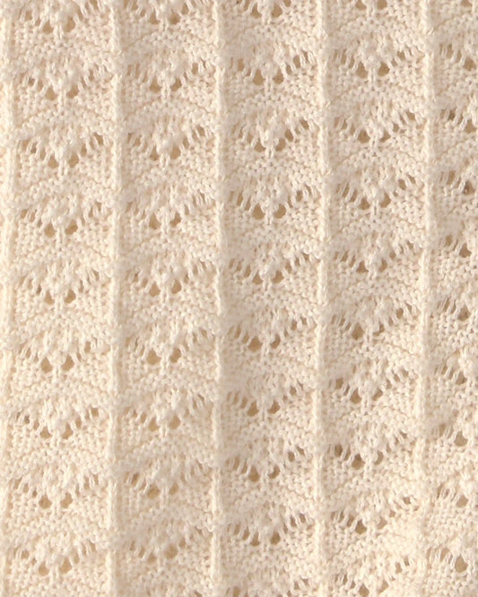 Girls Button-Down Knit Cardigan Sweater - Cream