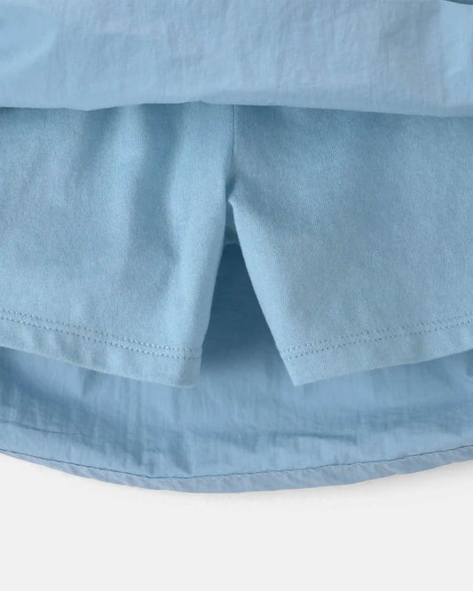 Girls Colorblock Skort - Blue