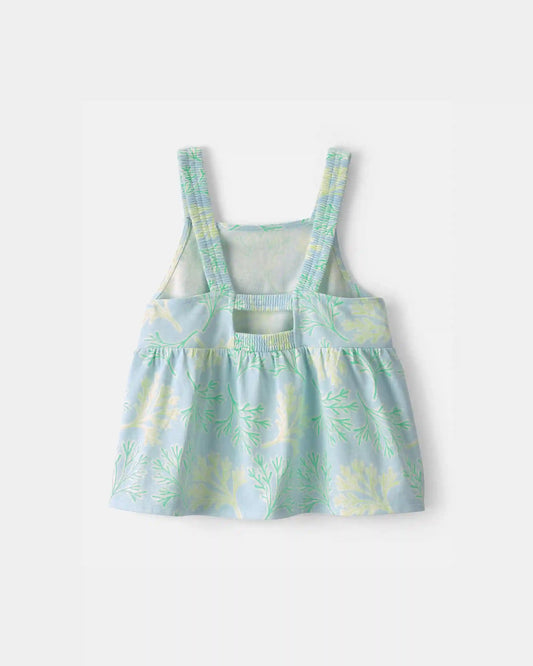 Girls Reef Tank Top - Blue/Green