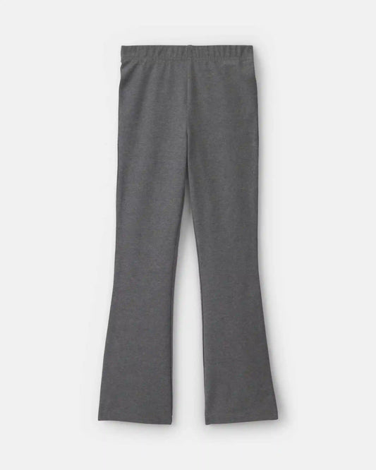 Girls Pull-On Stretch Flare Leggings - Grey