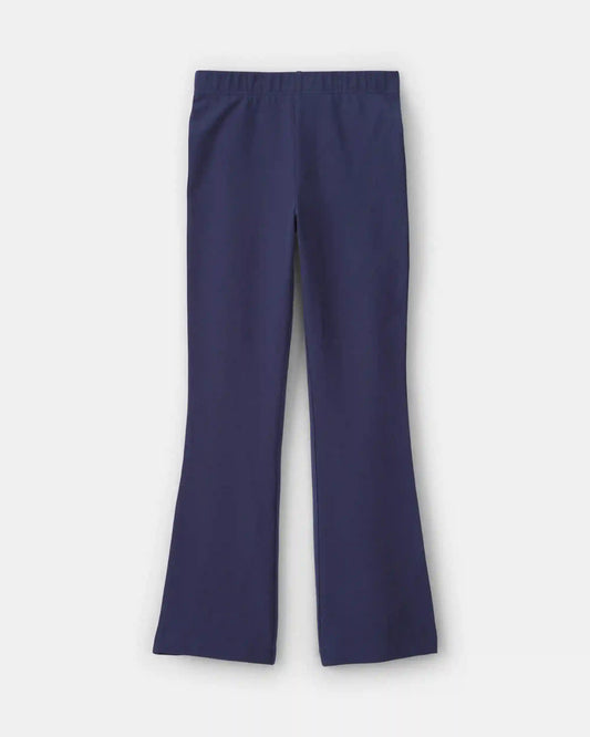 Girls Pull-On Stretch Flare Leggings - Navy Blue