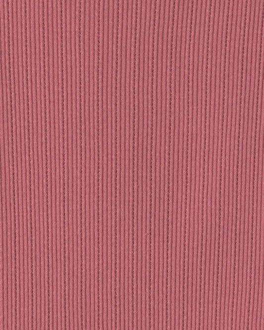 Girls Ribbed Top - Pink